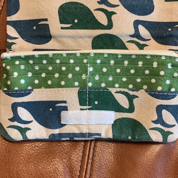 Bungalow 360 whale print trifold wallet - Picture 5 of 8